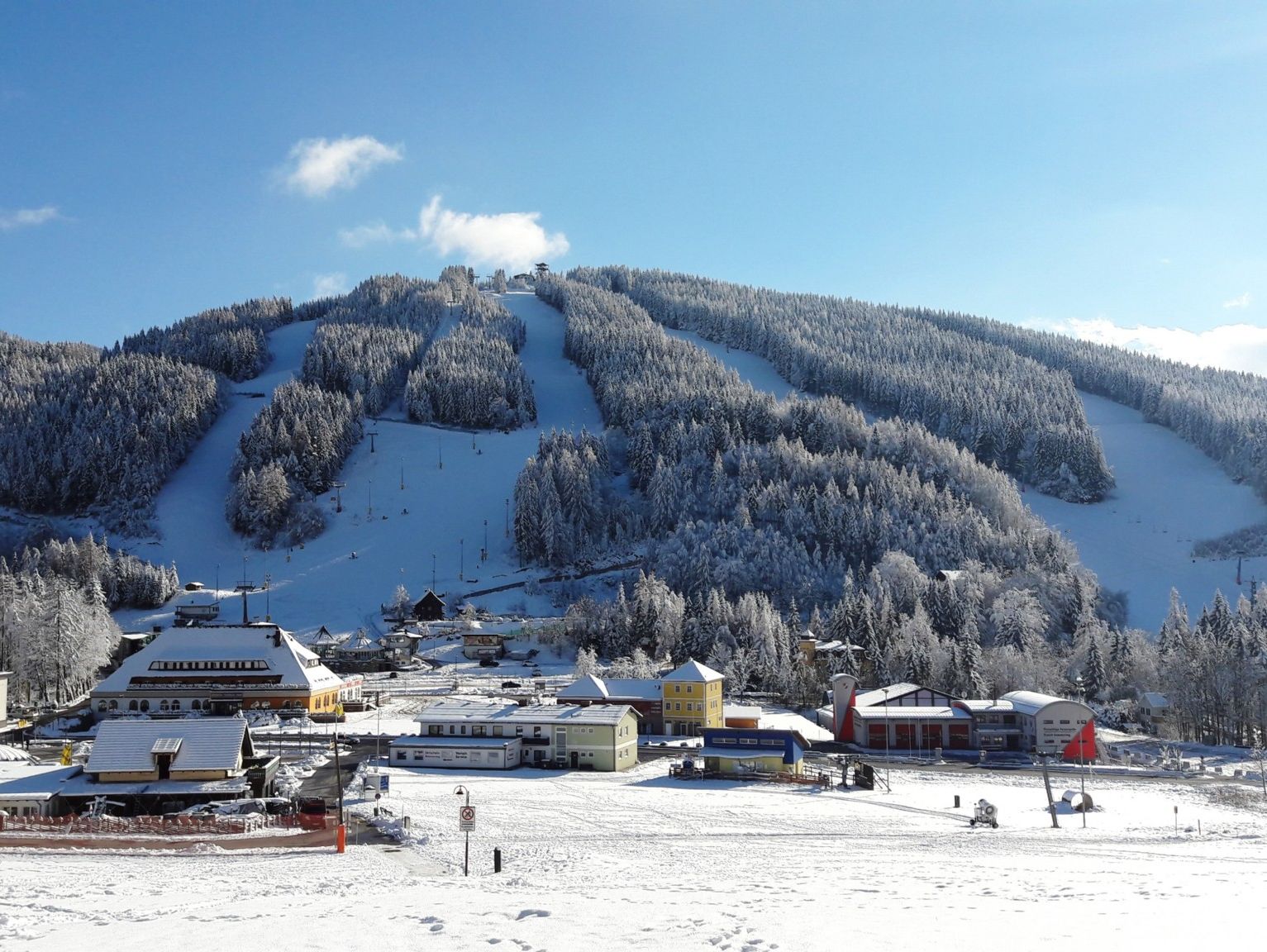 Hirschenkogel im Winter